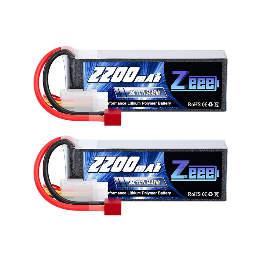 Siiiiです Amazon.com: Zeee 3S LiPo Battery 2200mAh 11.1V 35C Soft Case